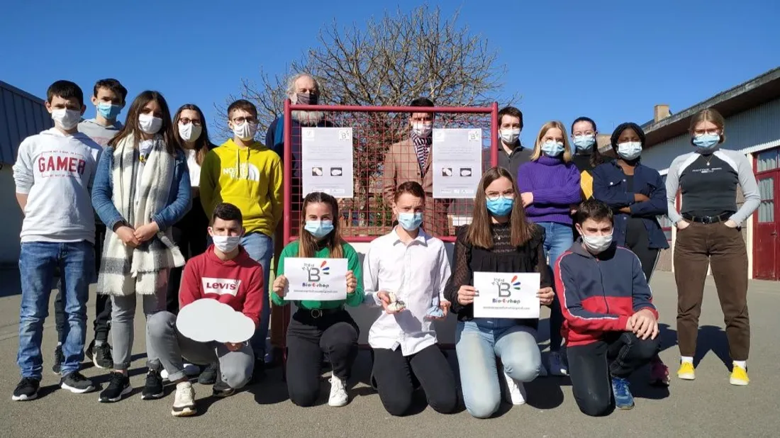 élèves mini entreprise collège Frassati Le Prieuré Craon_29 03 21_CJ